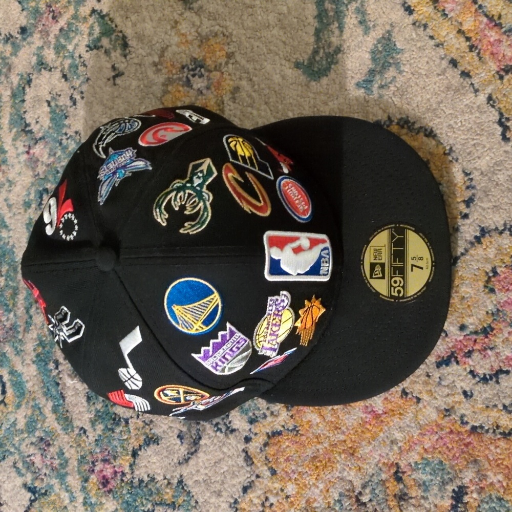 New Era NBA All Over Patch 59Fifty 7 5/8